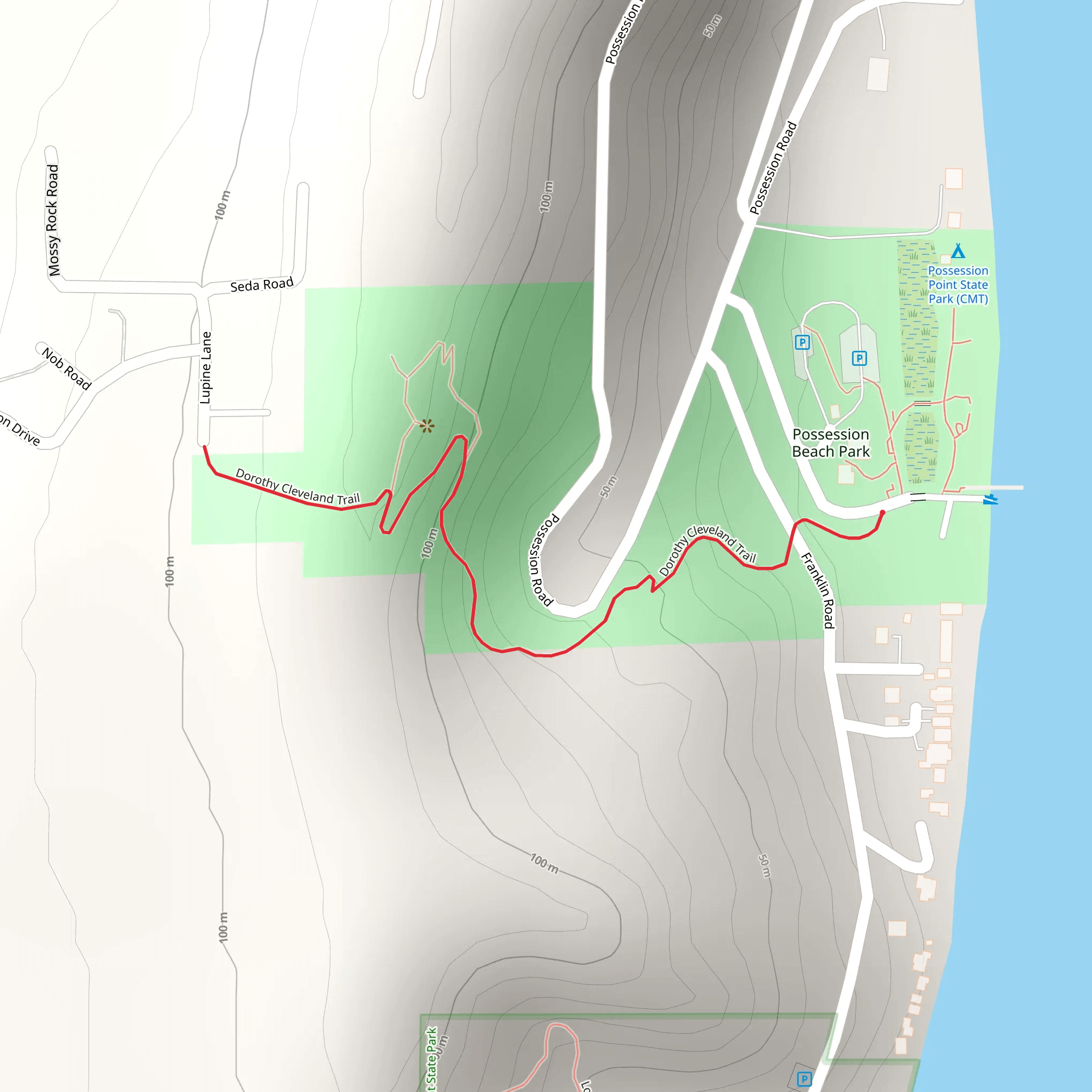 Dorothy Cleveland Trail mobile static map