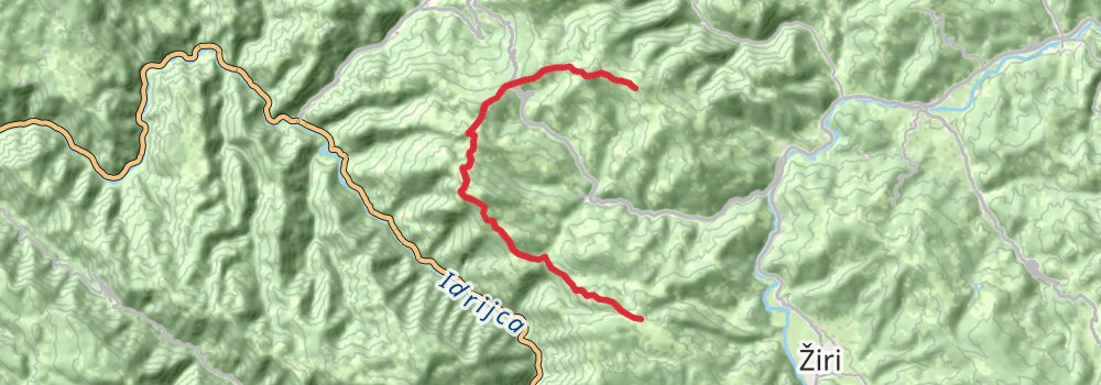 Via Alpina - Red Trail stage 8 Map