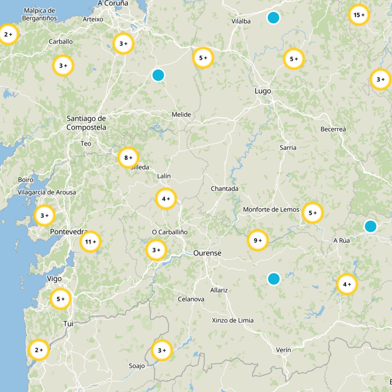 O Carballiño Static Map