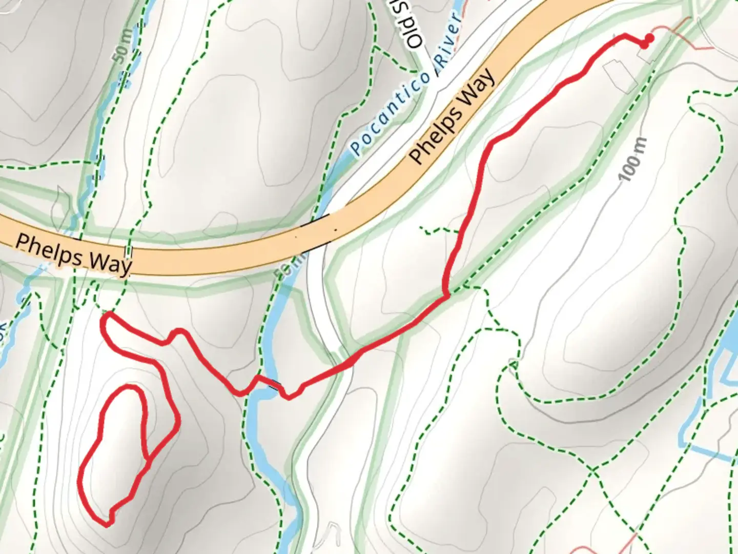 An image depicting the trail Eagle Hill Trail and its surrounding area.