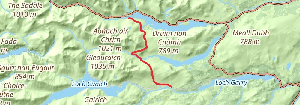 Scottish National Trail stage 30 Map