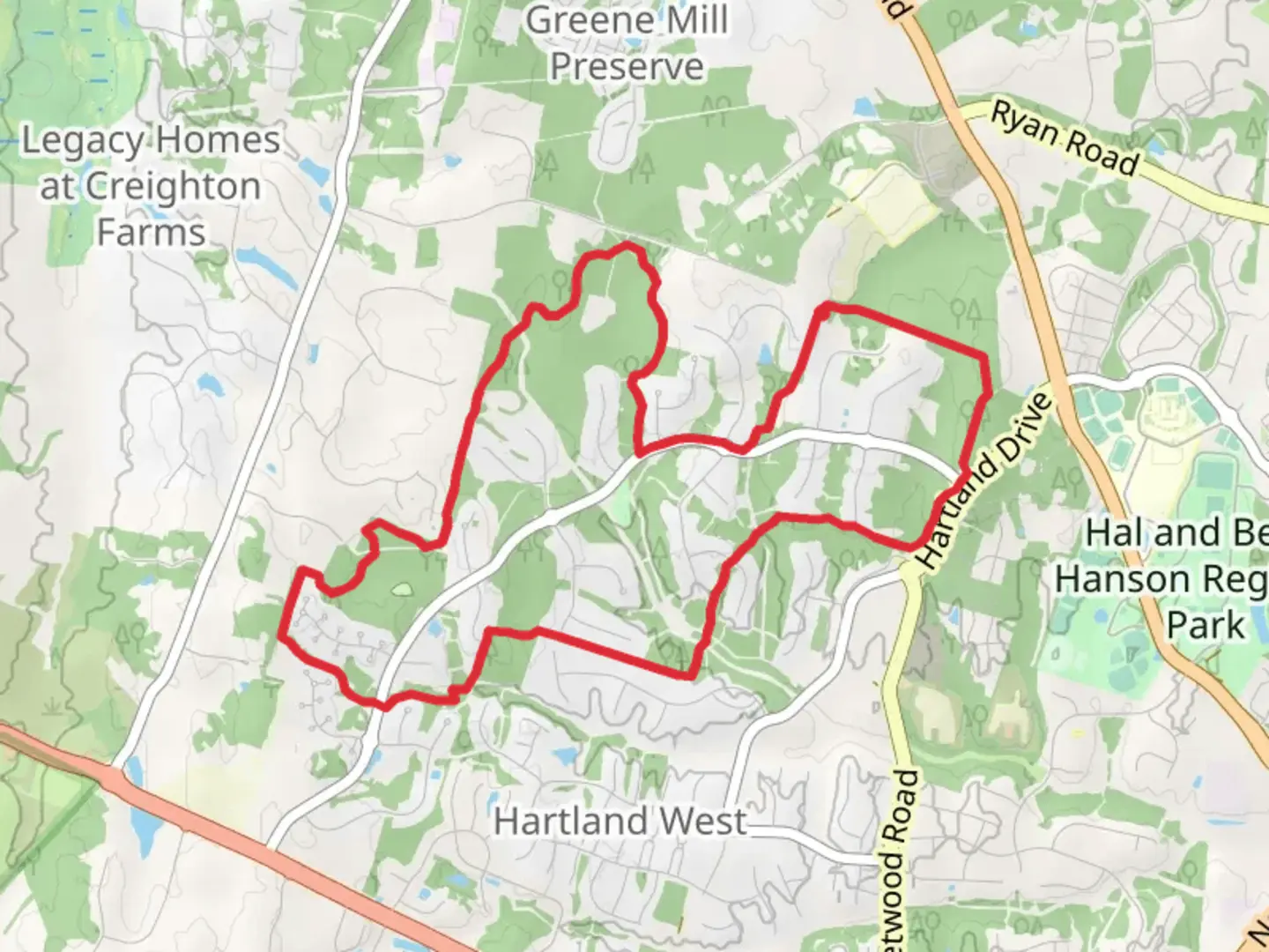 An image depicting the trail Grant Loop and its surrounding area.