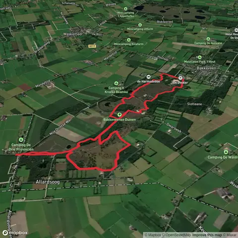 Bakkeveense Duinen and Uitzichttoren Loop