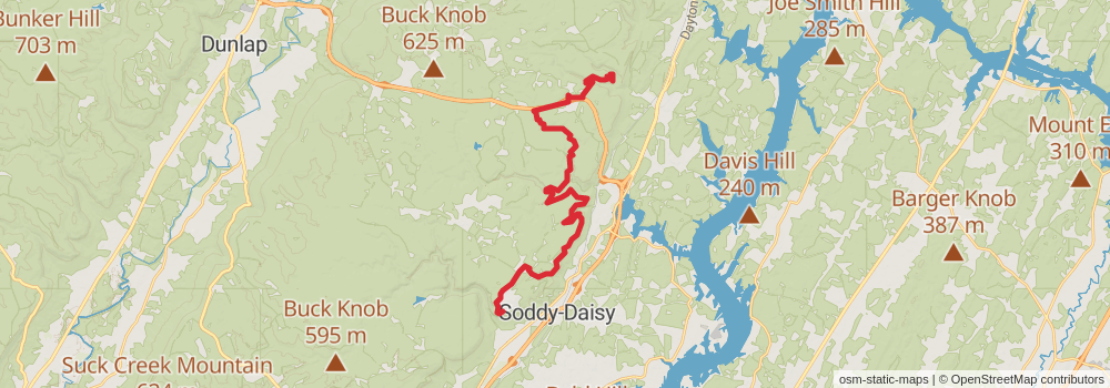 American Perimeter Trail - Southern Appalachian Primary stage 88 Map