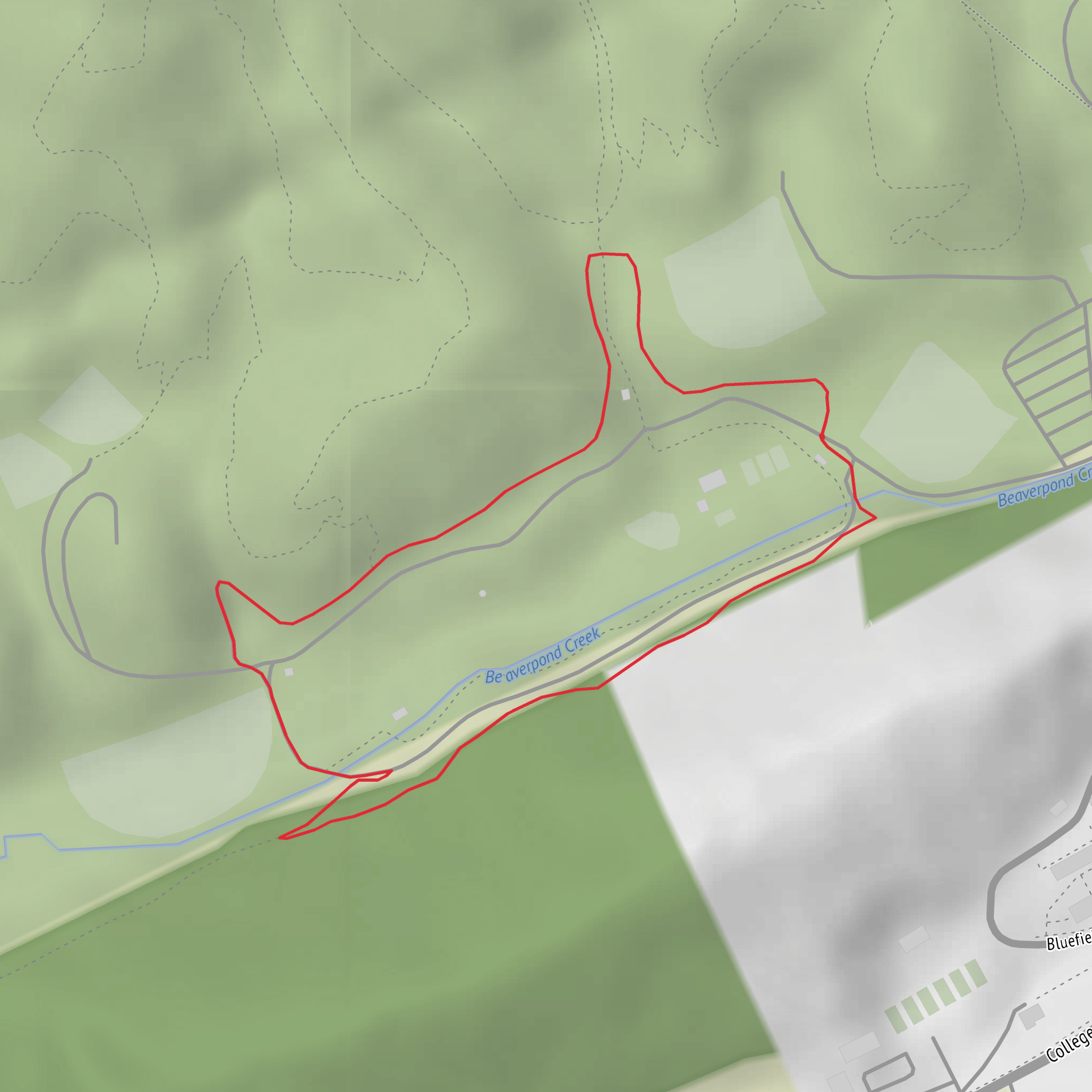 Family Friendly Loop Trail mobile static map