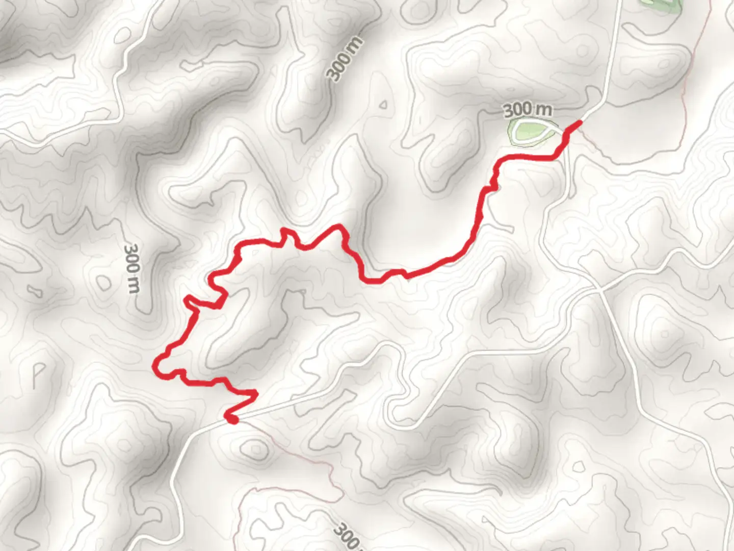 An image depicting the trail Pine Glen Recreation Area via Pinhoti Trail and its surrounding area.