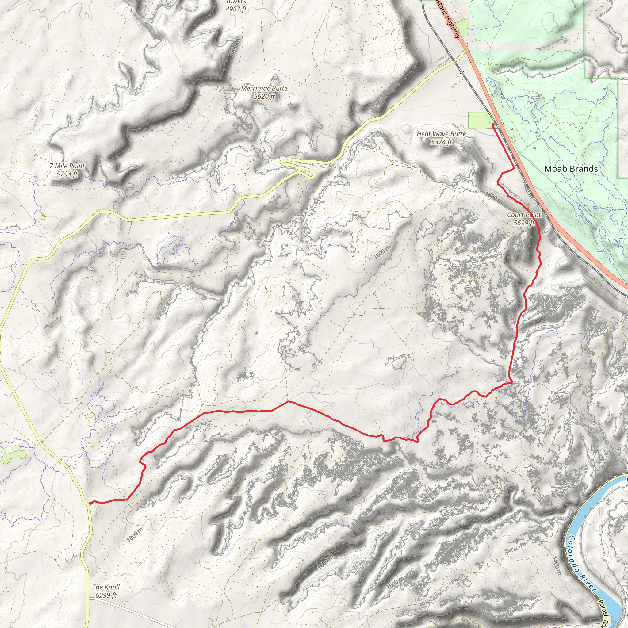 Gemini Bridges Road mobile static map