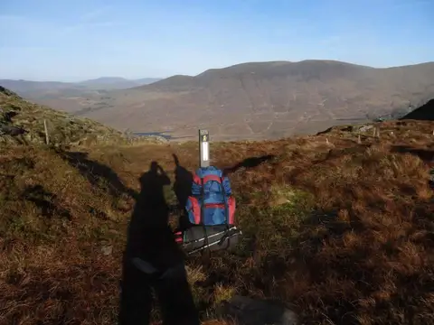 An image depicting the trail Mullaghbeg and Eagles Hill Loop via The Kerry Way and its surrounding area.