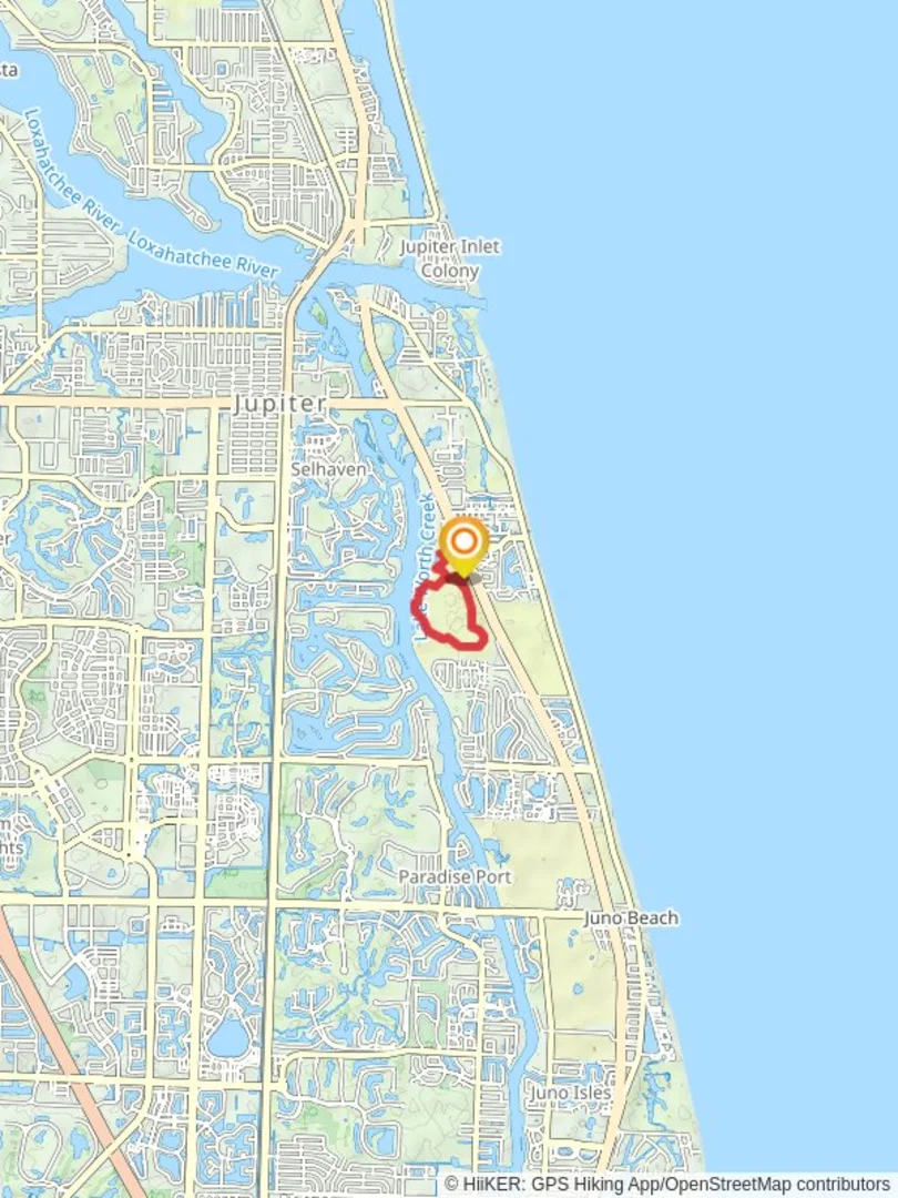 An image depicting the trail Jupiter Ridge Natural Area Loop and its surrounding area.