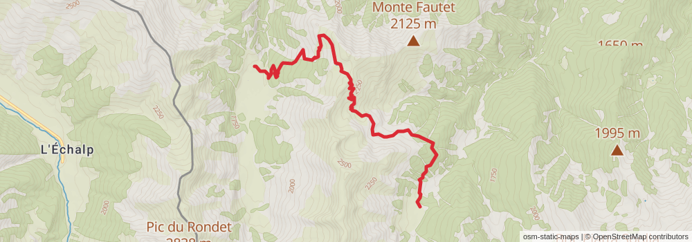 Sentiero Italia - Alps Section stage 161 Map