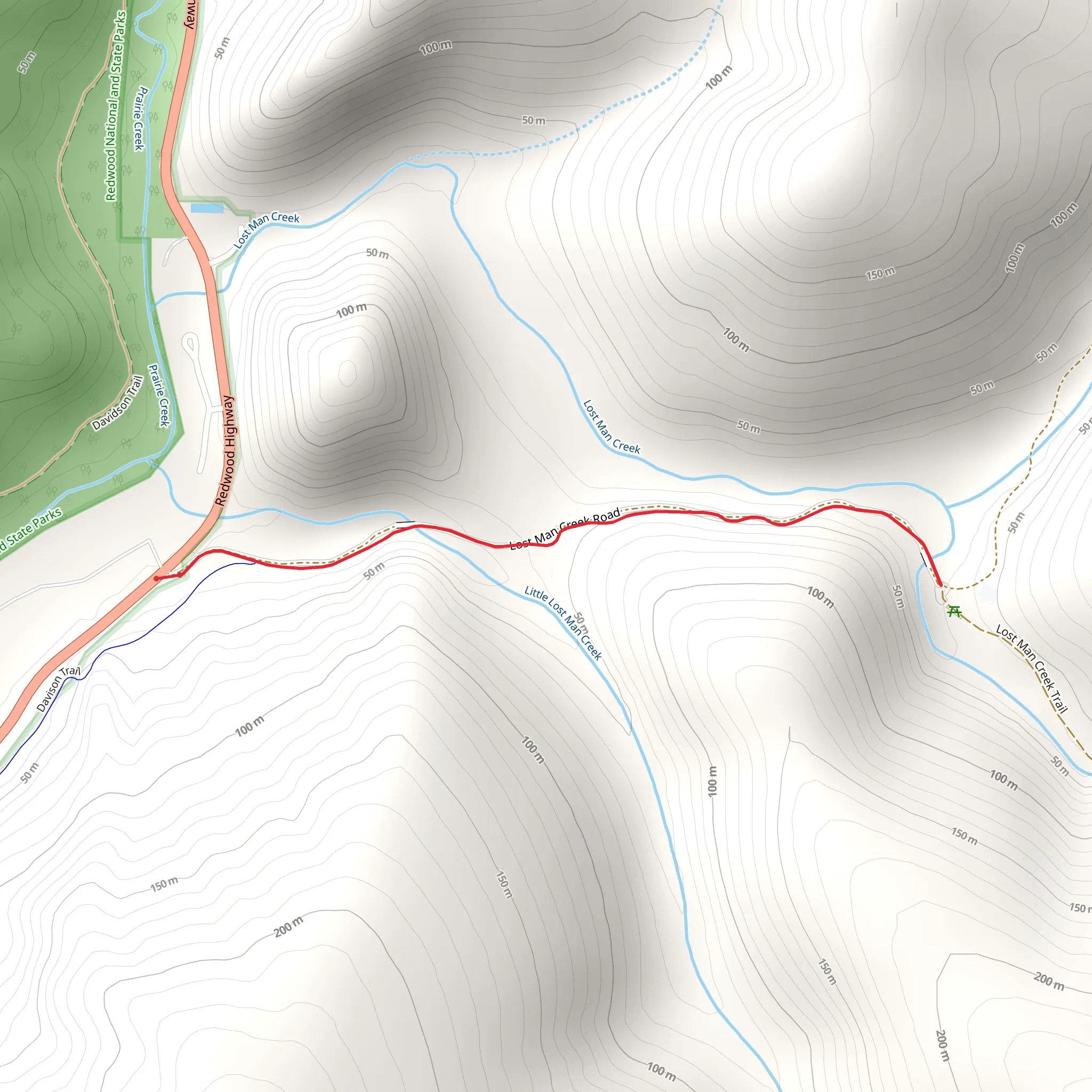 Geneva Road Trail mobile static map