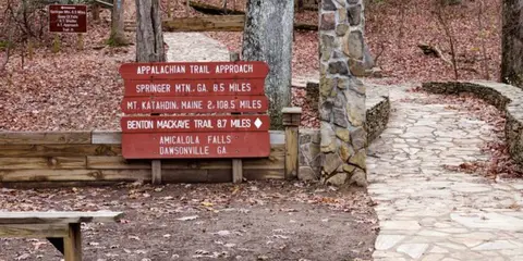 An image depicting the trail Benton Mackaye Trail and its surrounding area.