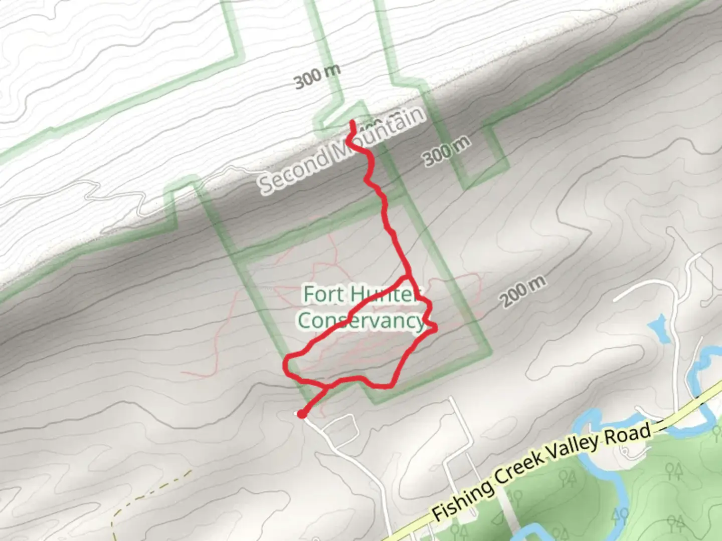 An image depicting the trail Fort Hunter Conservancy Trail Loop and its surrounding area.