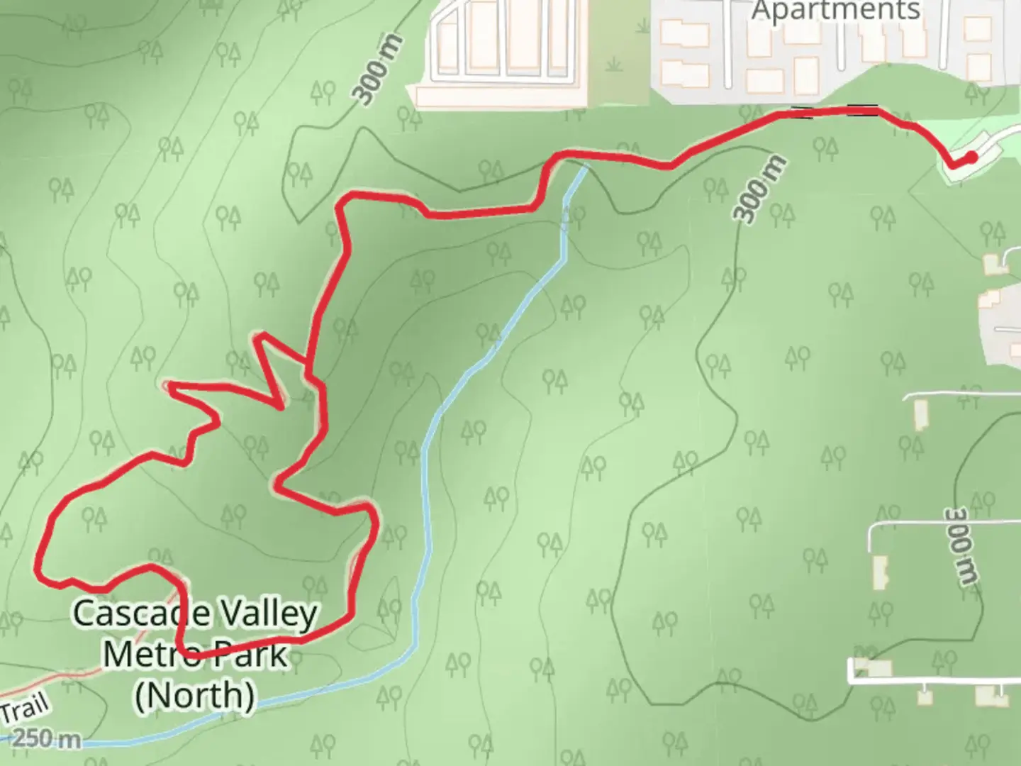 An image depicting the trail Schumacher - Valley Link Trail and its surrounding area.