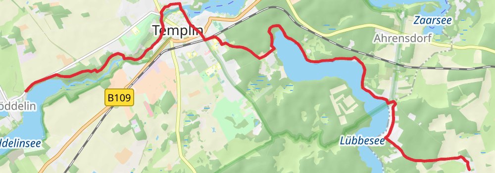 Uckermärker Landrunde stage 5 Map
