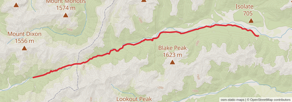 Te Araroa South Island stage 26 Map