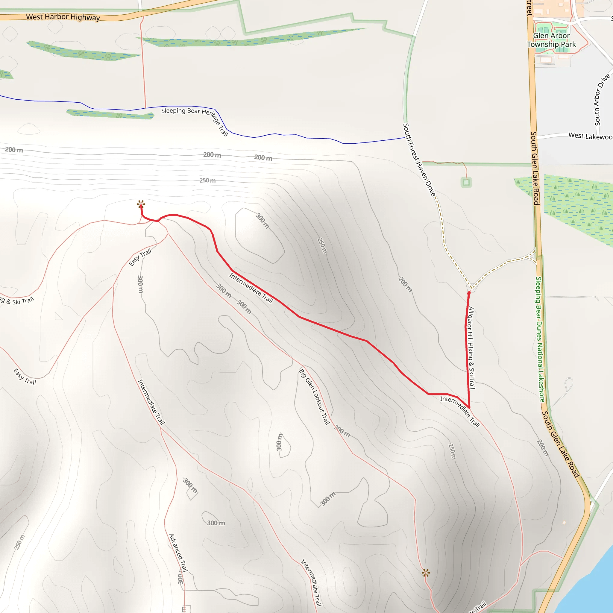 Heritage Trail - Alligator Hill Trail mobile static map