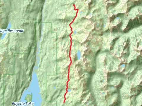 Blackwell Lake via Crestline Lake