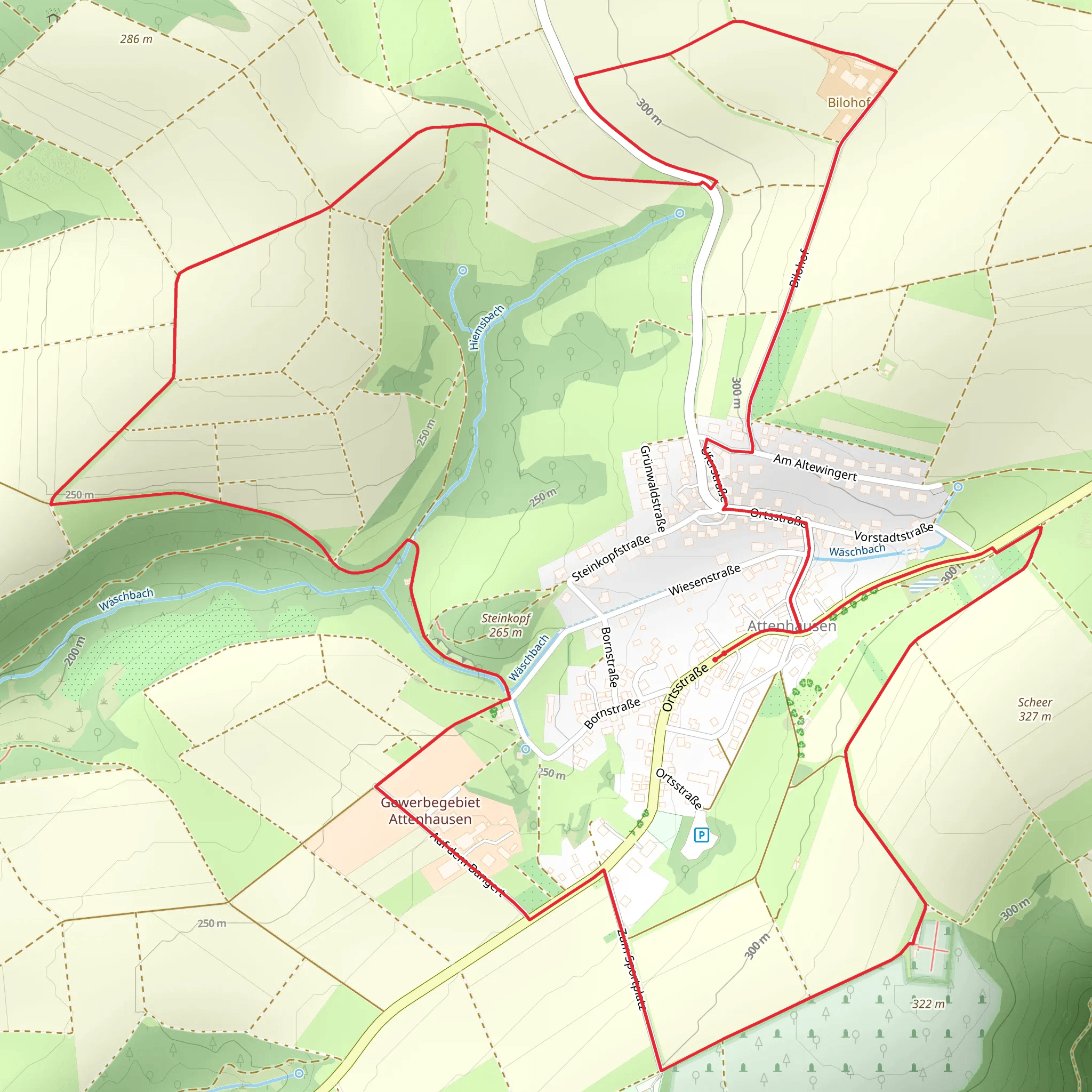 Steinkopf Loop mobile static map