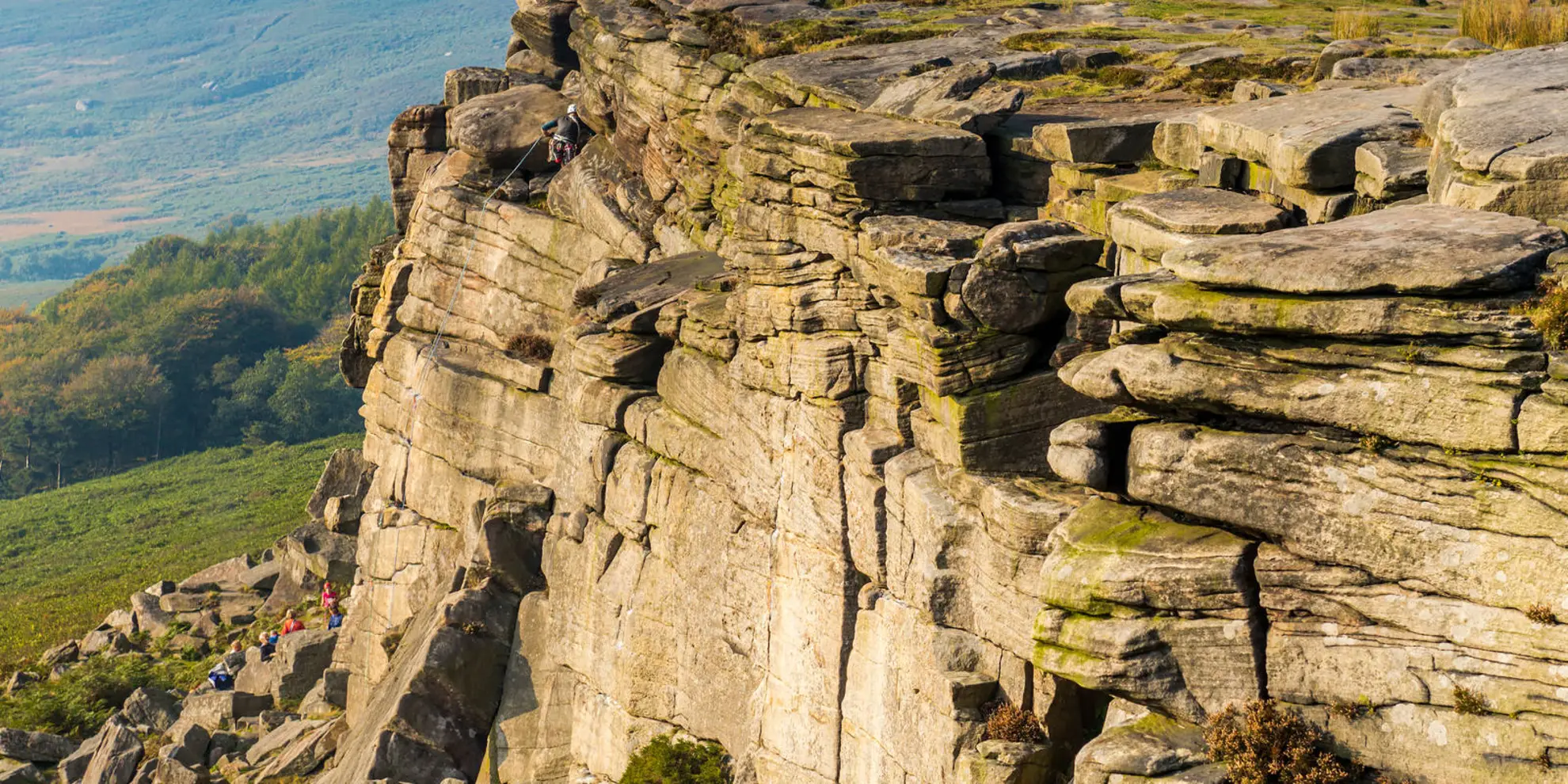An image depicting the trail Stanage Edge - Redmires and Hallam Moors and its surrounding area.
