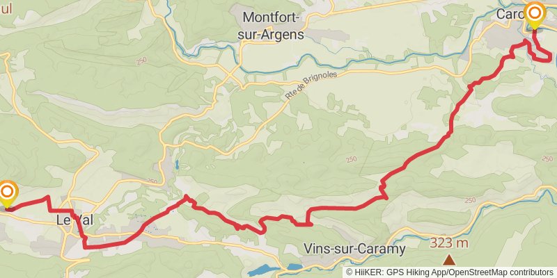 Camino Menton-Candanchu via Arles stage 13 Map