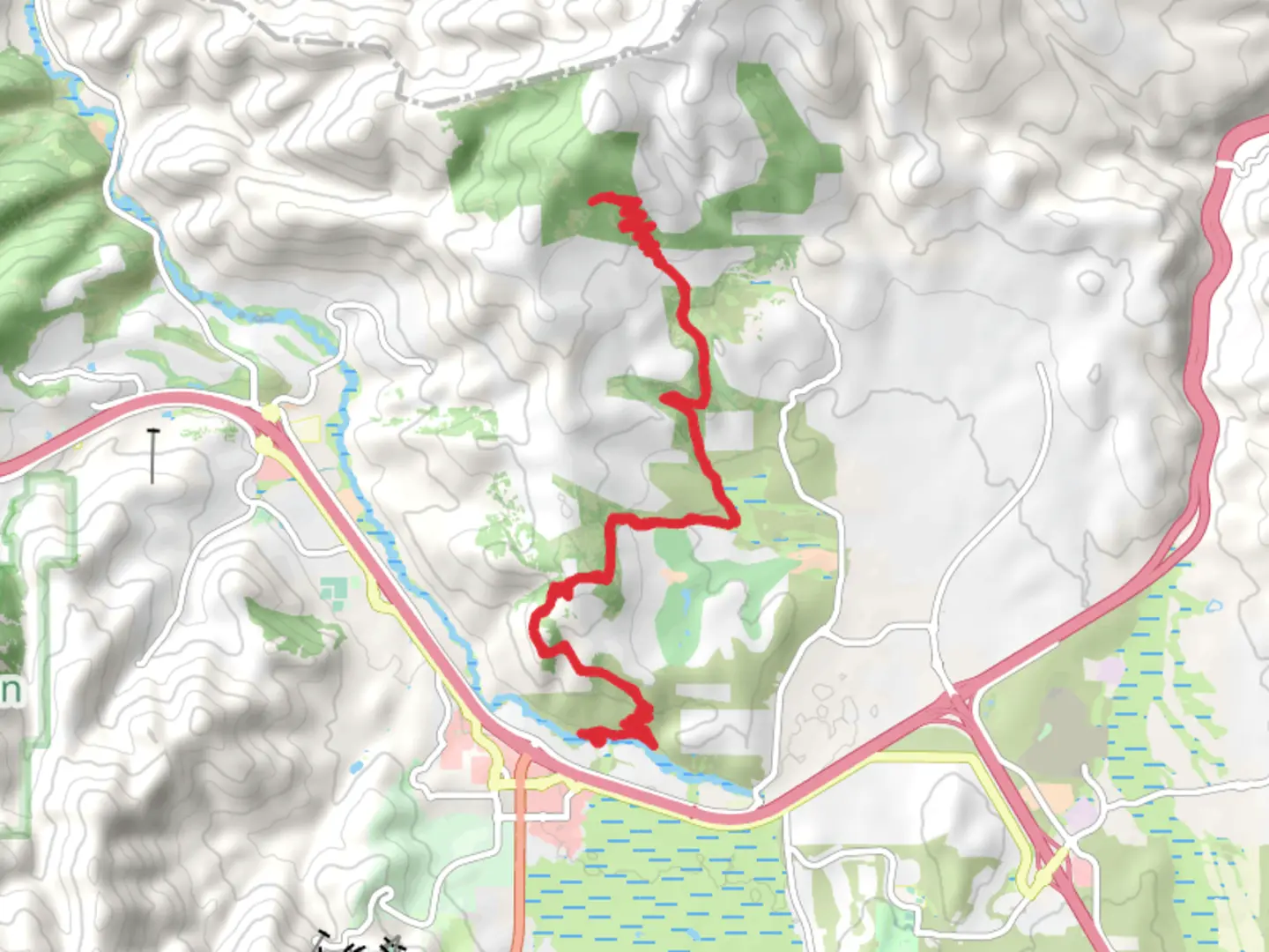 An image depicting the trail Cobblestone Trail and its surrounding area.