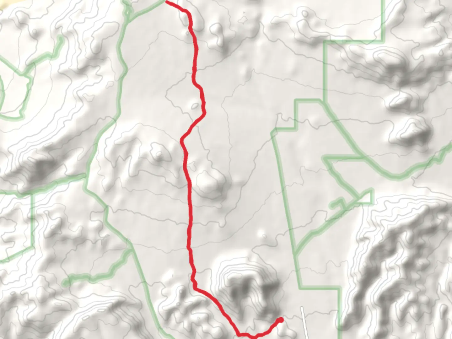 An image depicting the trail Mid Hills Trail and its surrounding area.