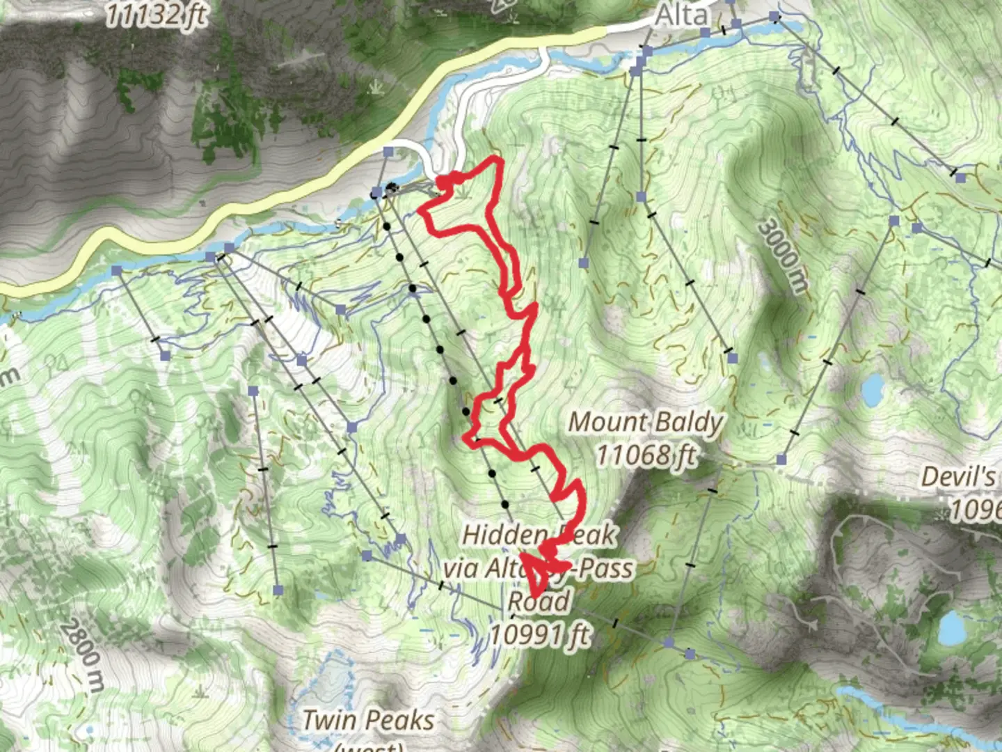 An image depicting the trail Peruvian Gulch Loop Trail and its surrounding area.