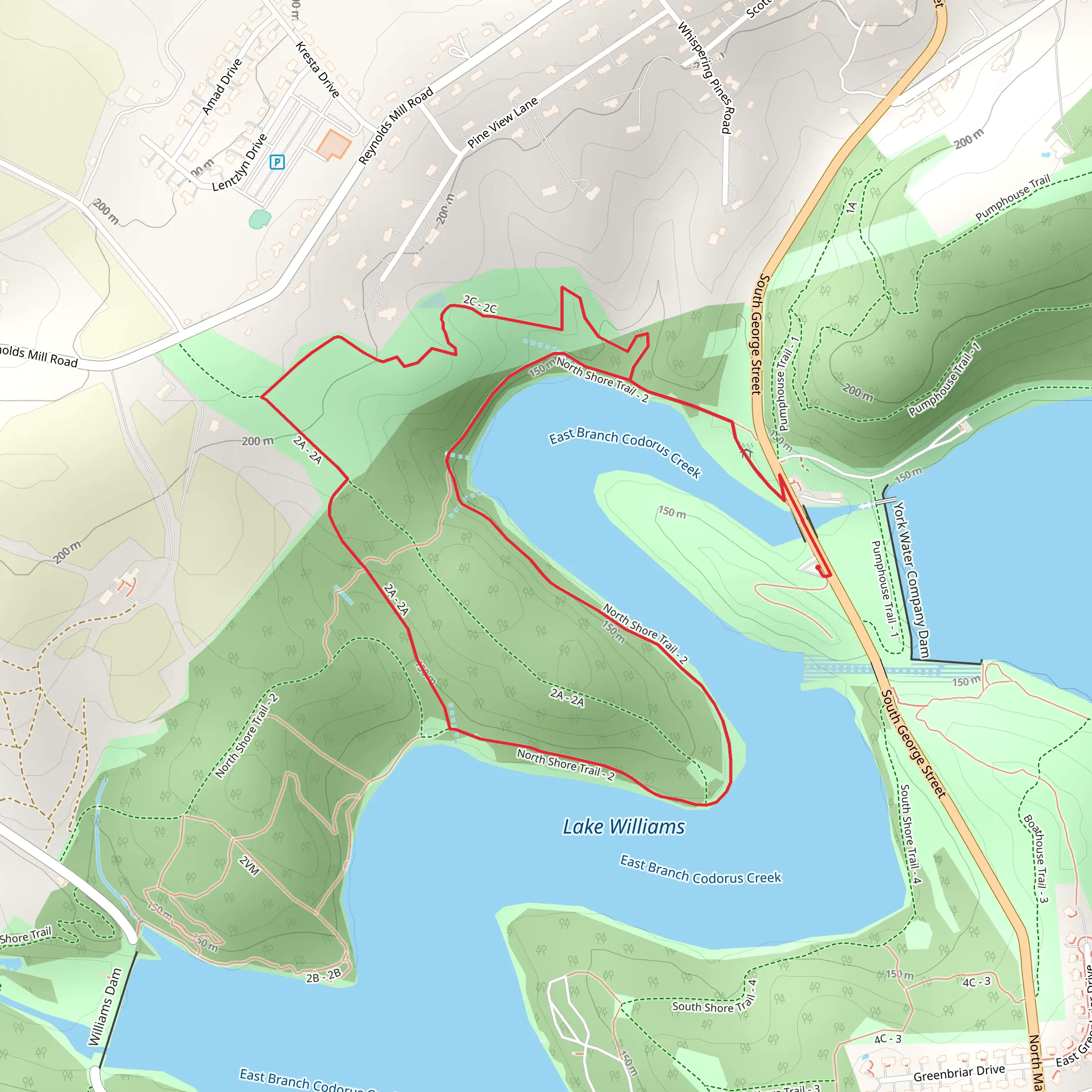 East Branch Codorus Creek Loop Trail mobile static map
