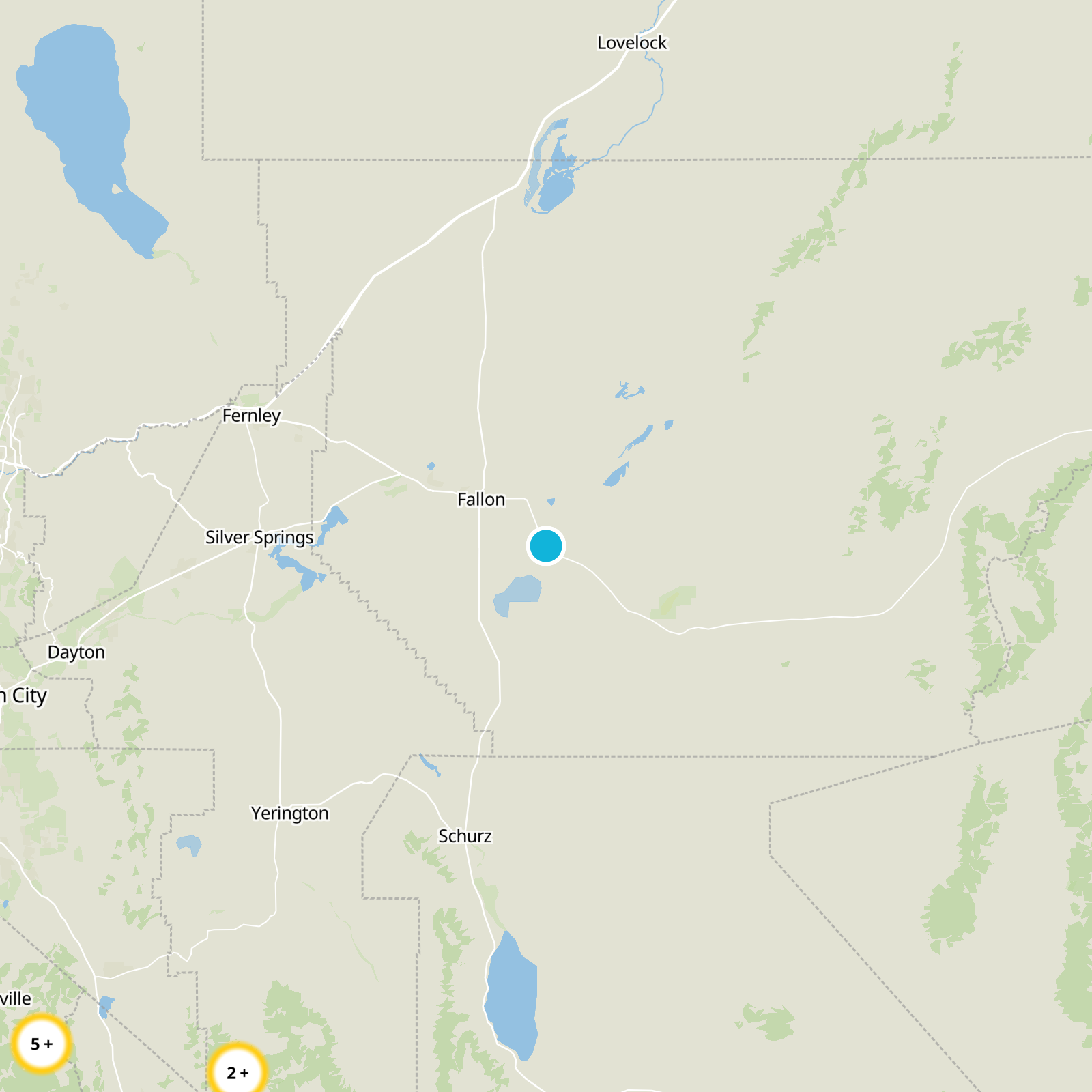 Churchill County Static Map