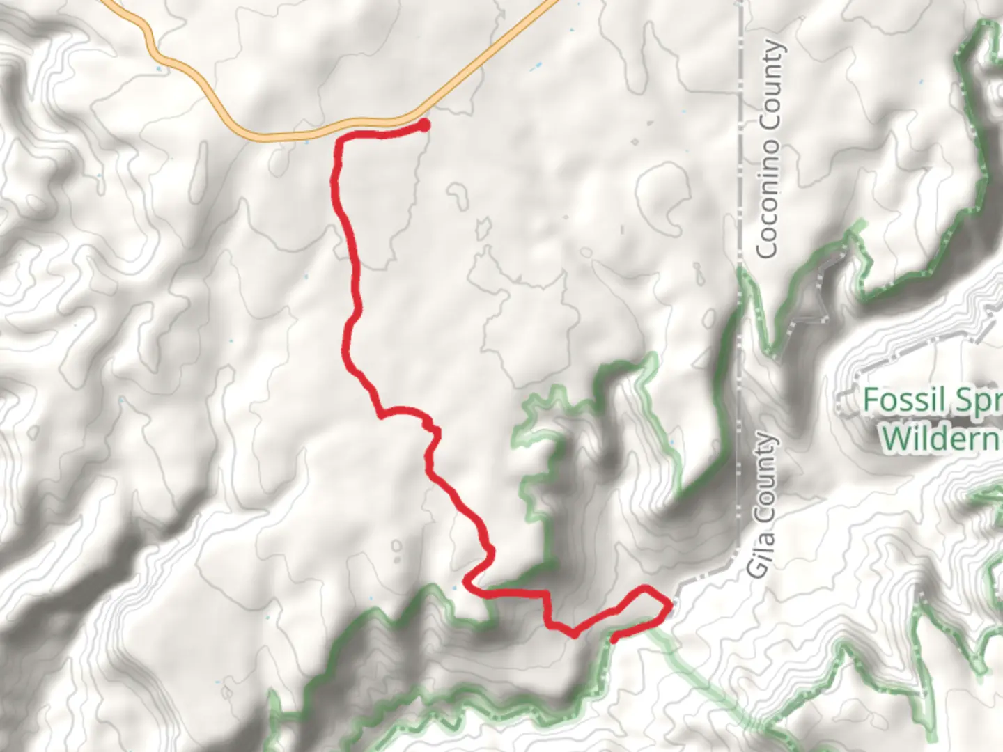 An image depicting the trail Mail Trail and its surrounding area.