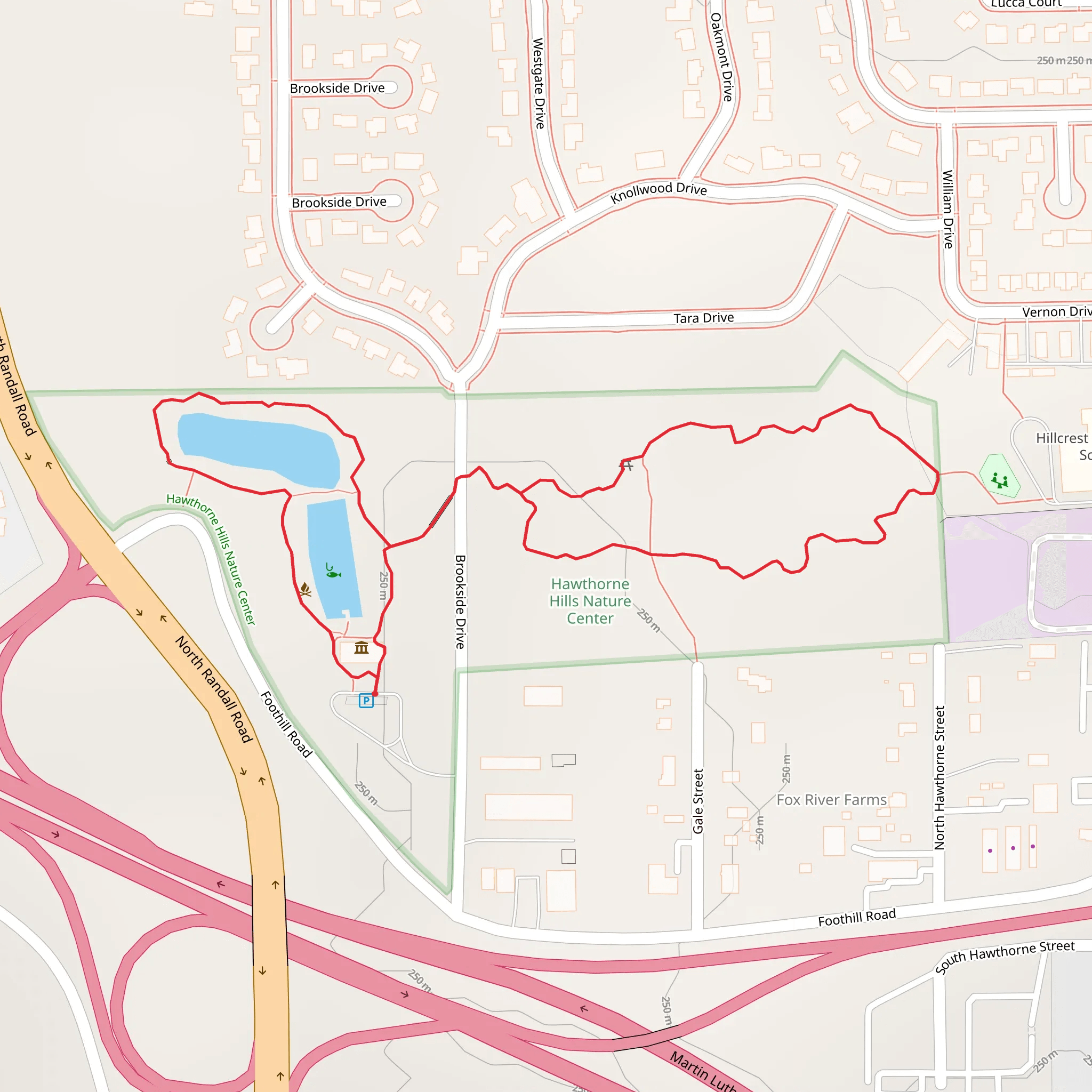 Blue Heron, Eagle Scout and Volunteer Appreciation Loop Trail mobile static map