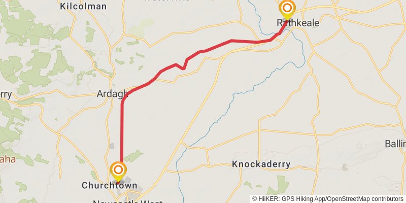 Limerick Greenway stage 2 Map