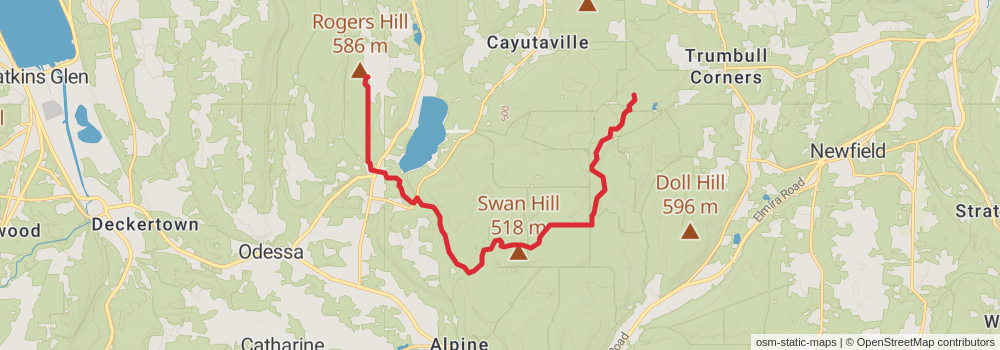 American Perimeter Trail - New York to Maine stage 5 Map