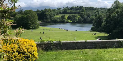 An image depicting the trail Slievenaslat Walk and its surrounding area.