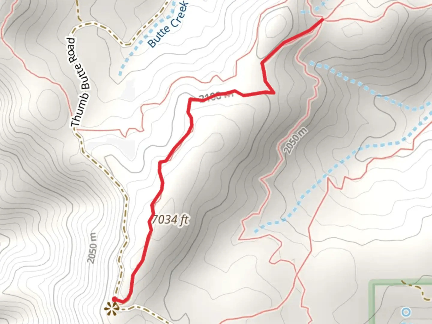 An image depicting the trail Sierra Prieta and its surrounding area.