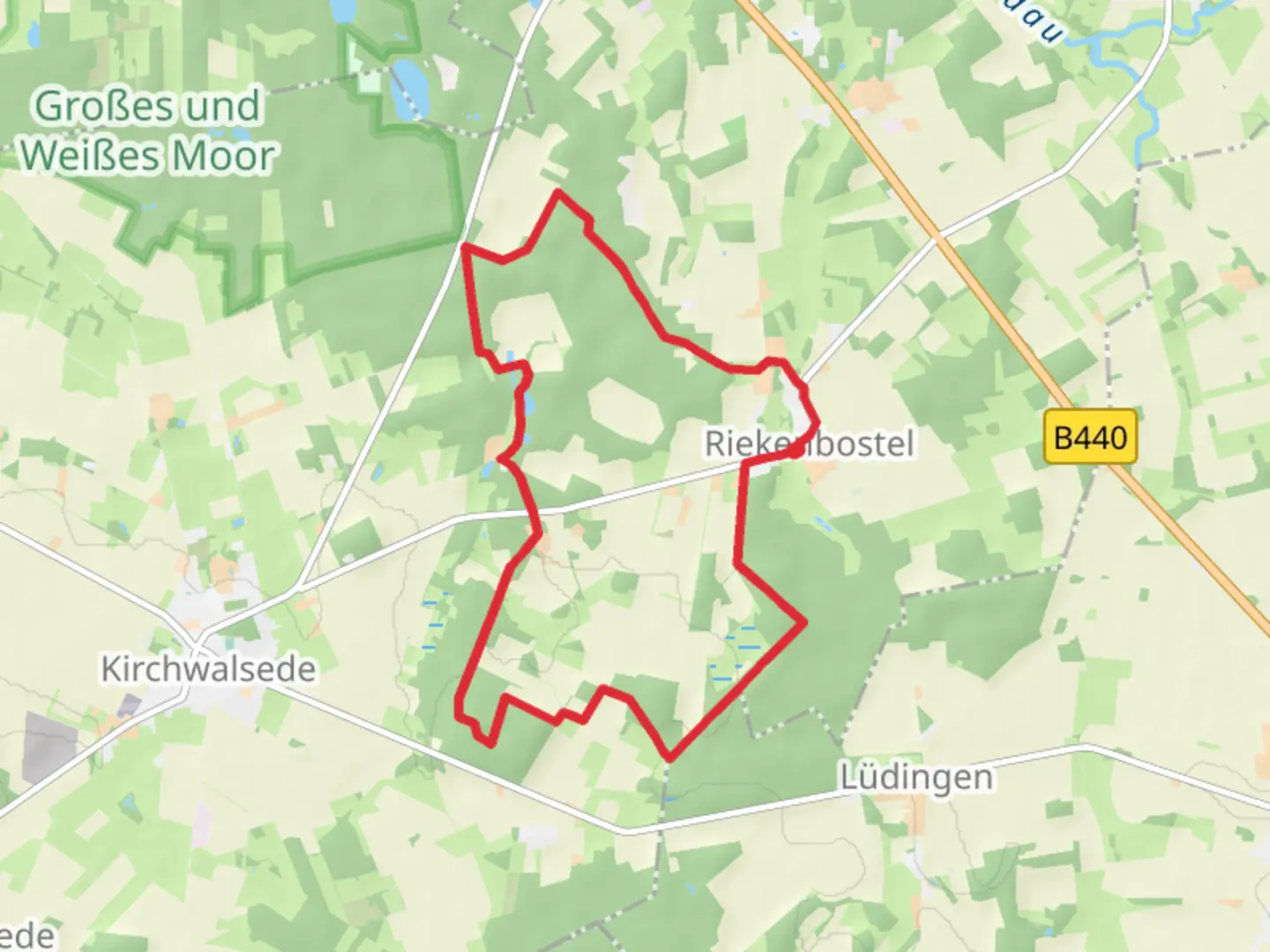 An image depicting the trail Moorteich via Nordpfad Federlohmuehlen and its surrounding area.