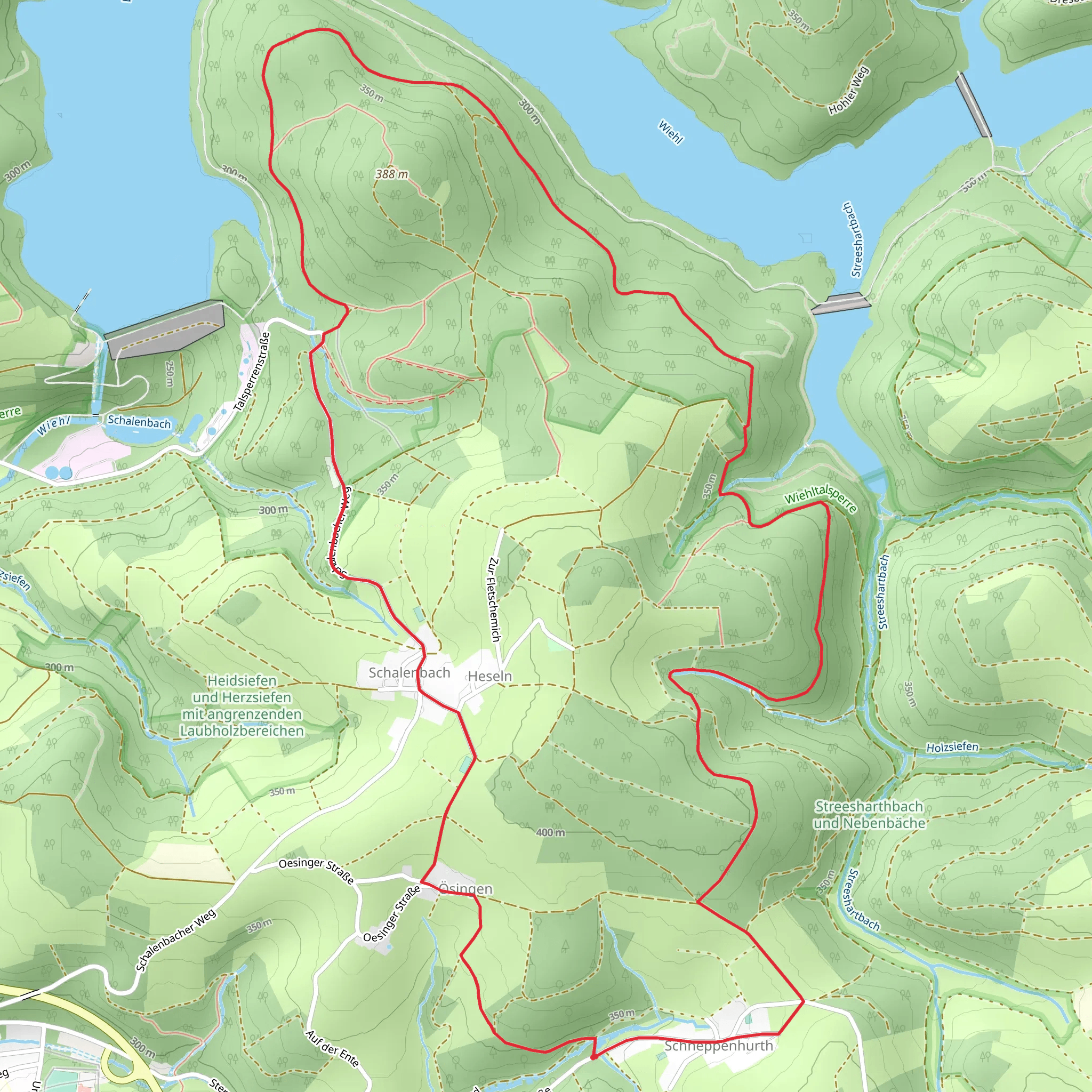 Reichshopf Loop mobile static map