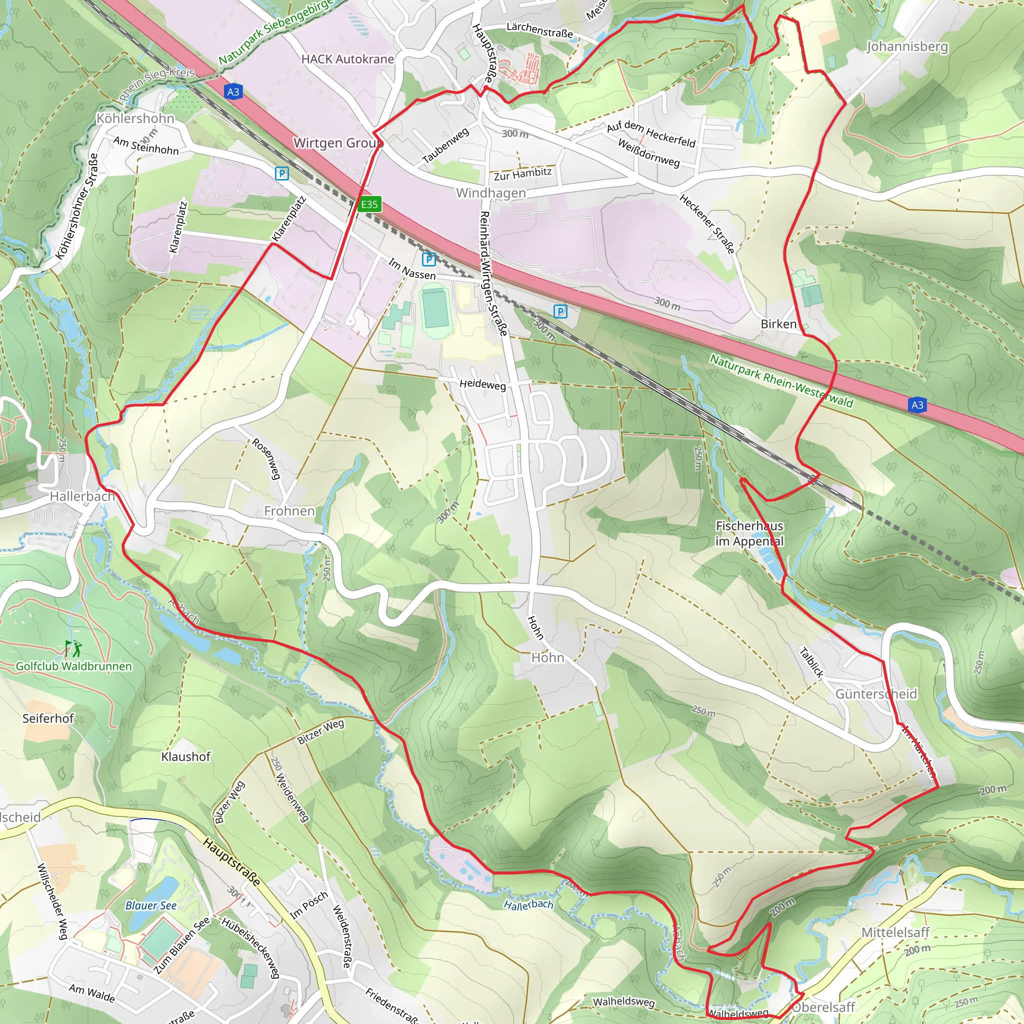 Redescheider Weg mobile static map
