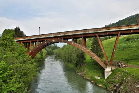 An image depicting the trail Stadl - Esebeckhütte - Kreischberg - St Lorenzen and its surrounding area.