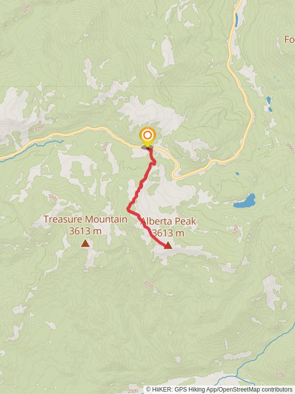 Alberta Peak via CDT