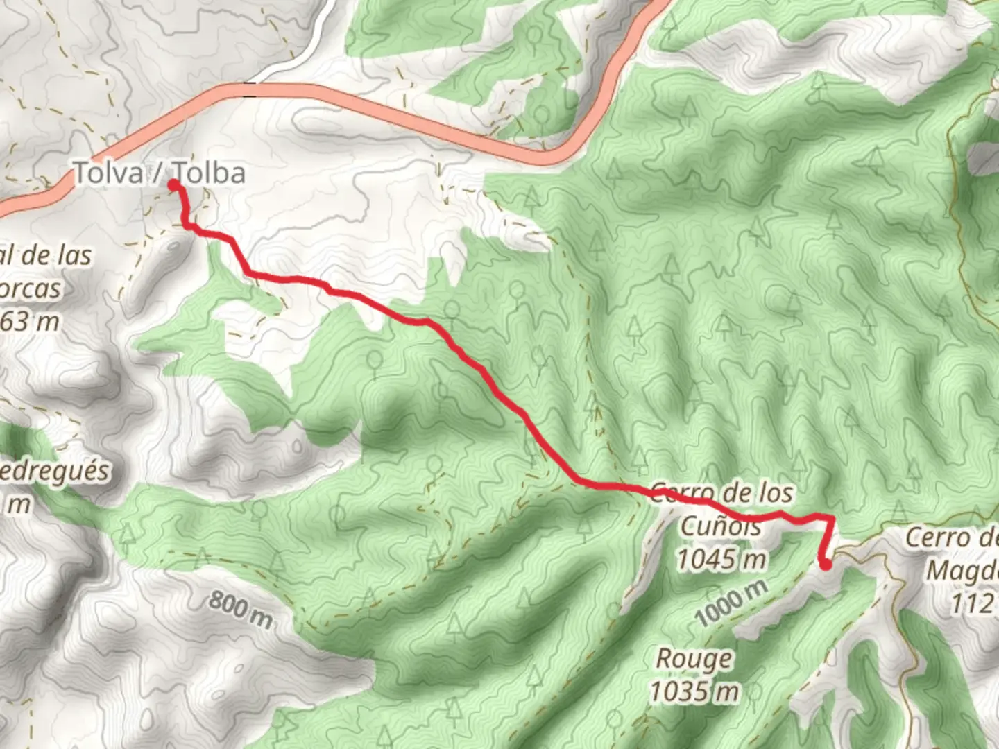 An image depicting the trail Hopper - More from Quintilla PR HU 203 and its surrounding area.