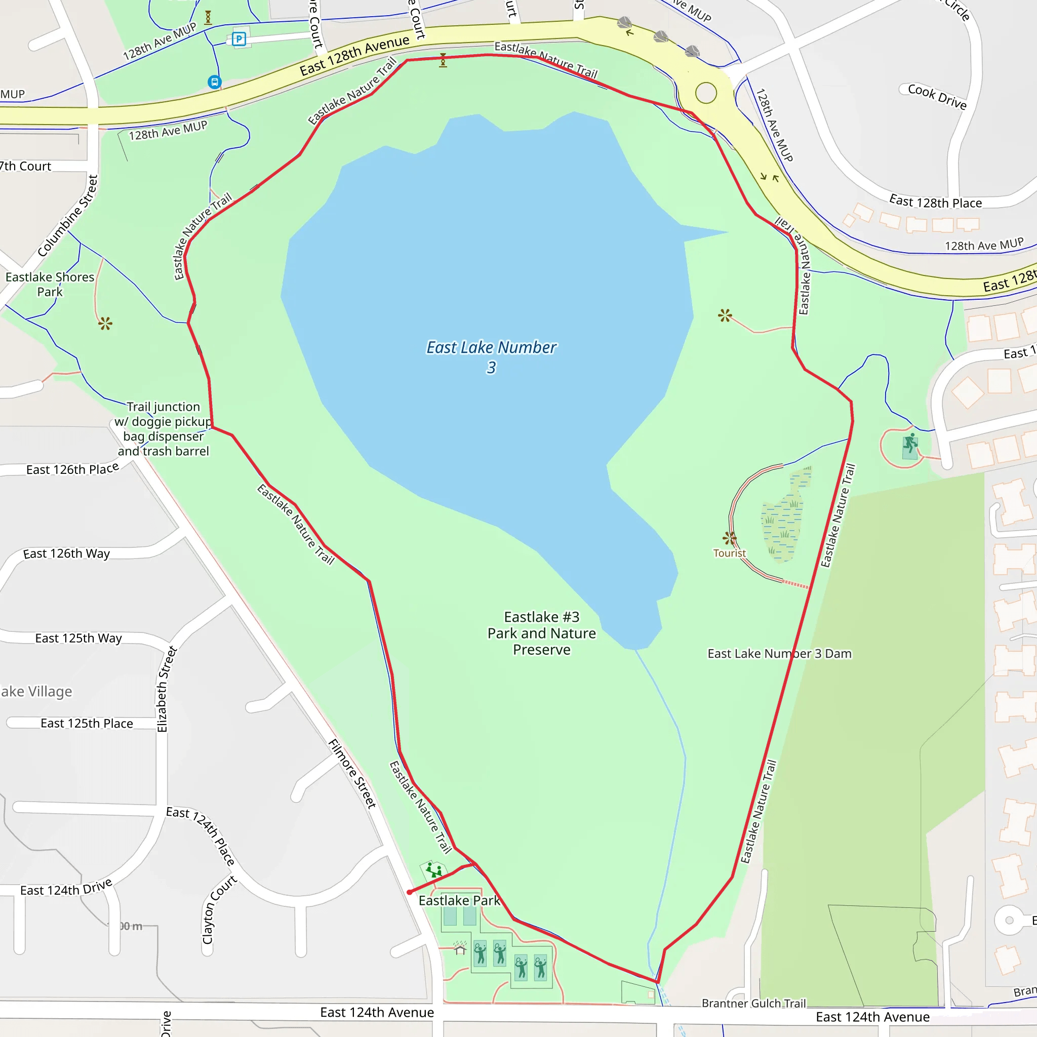 East Lake Number 3 Loop mobile static map