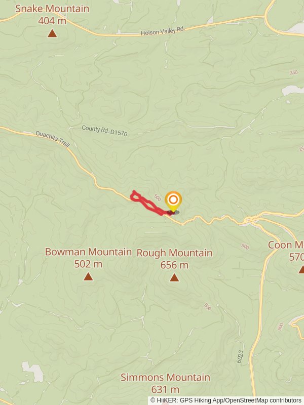 Ouachita Trail and Mountain Top Loop