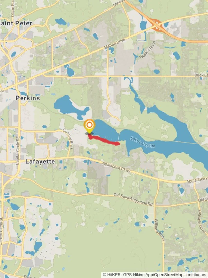 An image depicting the trail East Cadillac Loop Trail and its surrounding area.