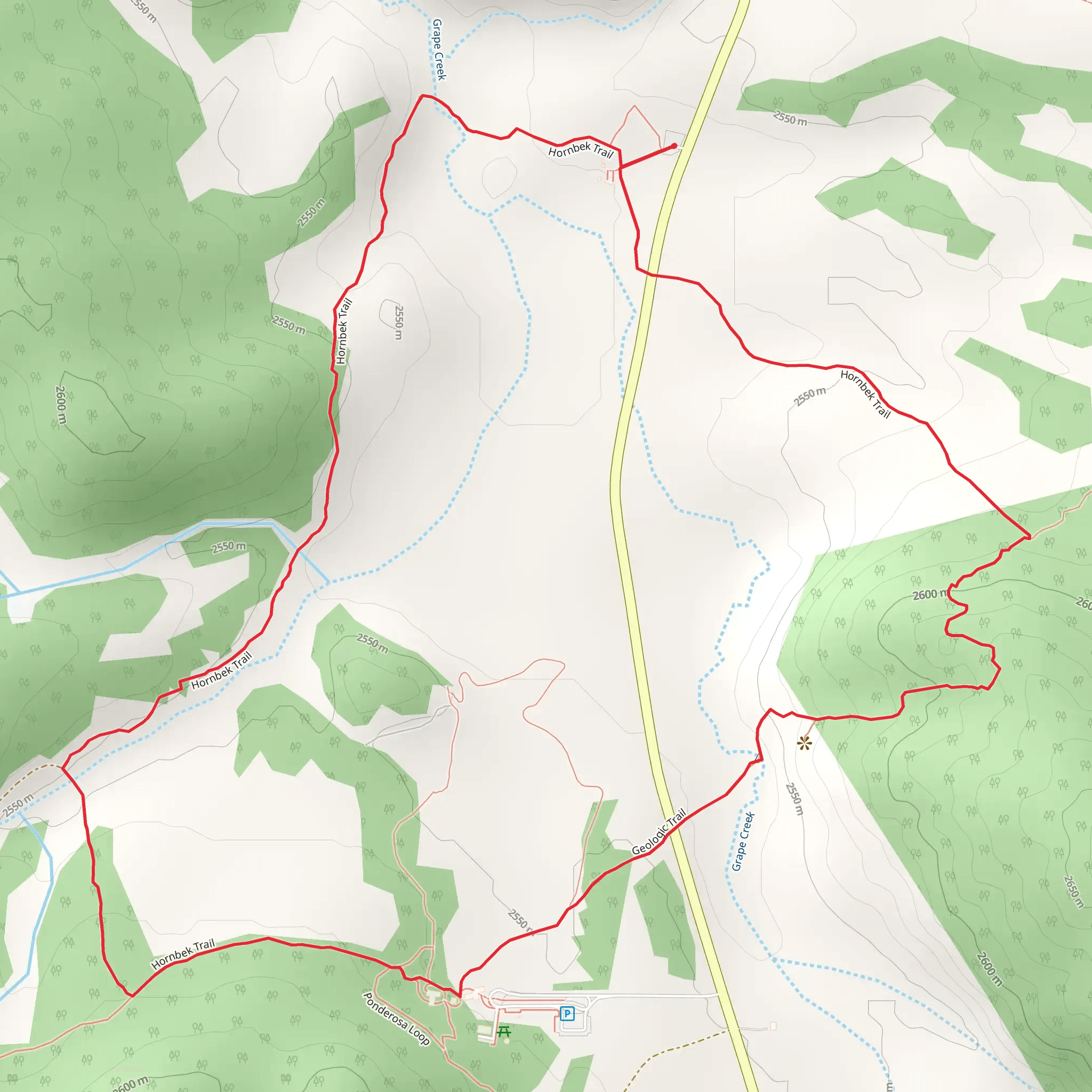 Grape Creek Loop mobile static map