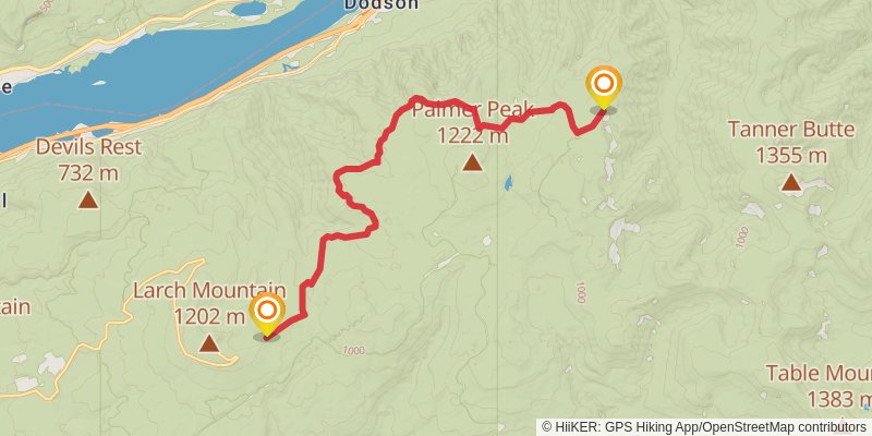 Mark O Hatfield Trail stage 2 Map