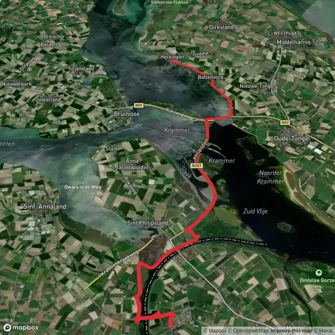 NieuwVossemeer to Herkingen via Krammer