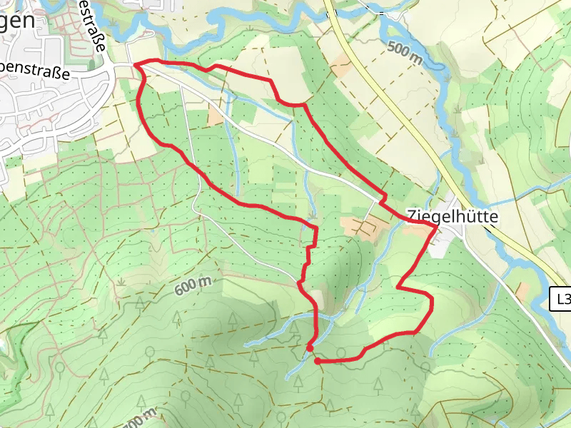 Auchtert Loop via Mossinger Leisawegle