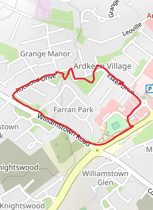 County Waterford Walking mobile static map